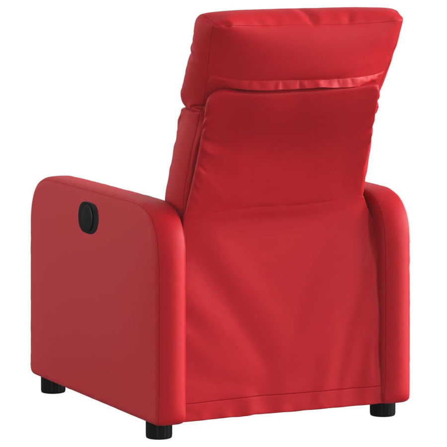 Fauteuil verstelbaar kunstleer rood Nee Handmatig verstelbaar