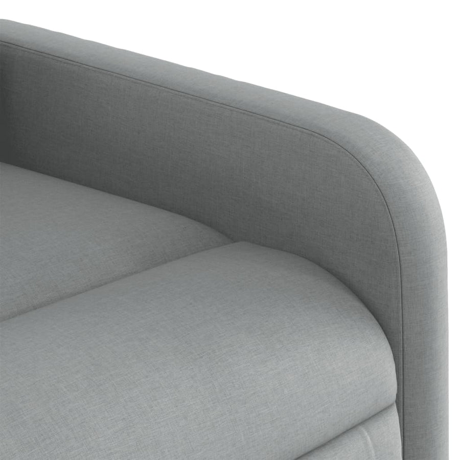 Fauteuil Verstelbaar Stof Lichtgrijs Handmatig verstelbaar Nee