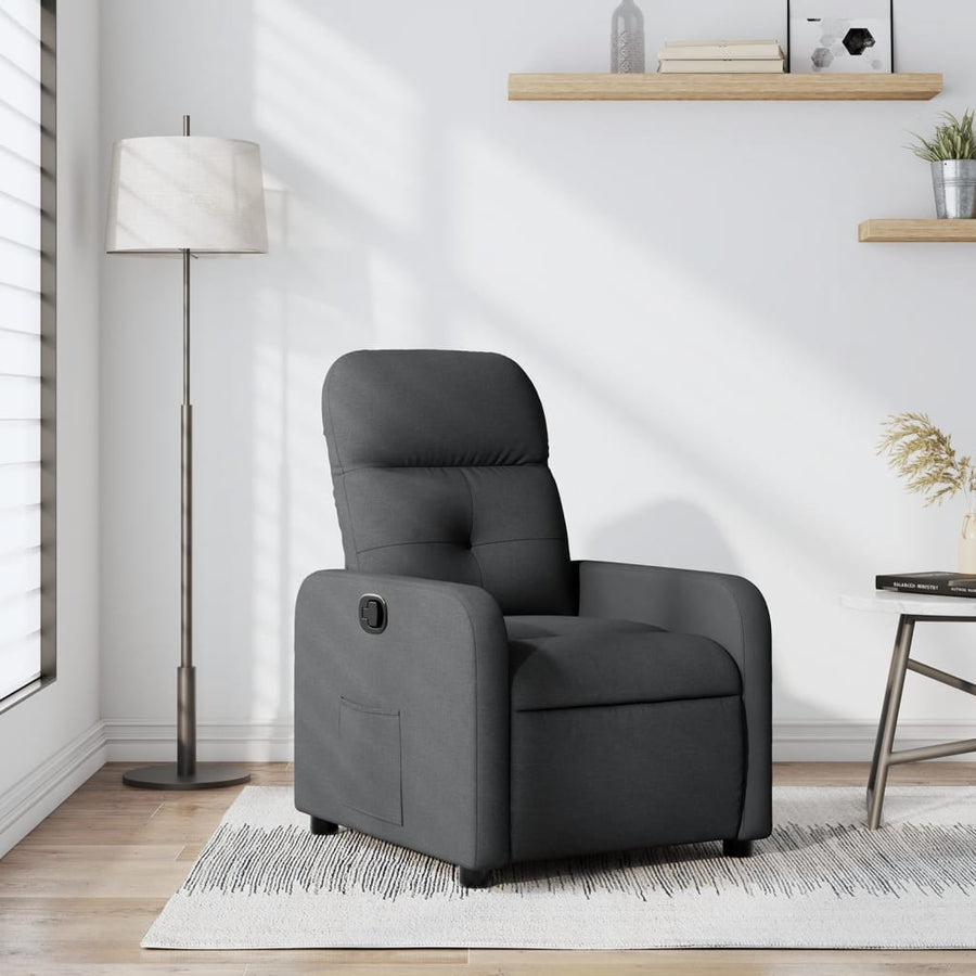 Fauteuil Verstelbaar Stof Donkergrijs Handmatig verstelbaar Nee