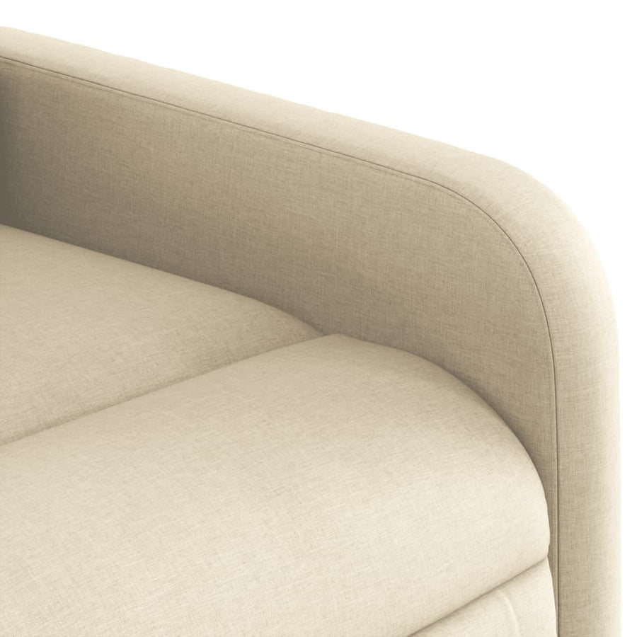 Fauteuil Verstelbaar Stof Kleurig Crème Handmatig verstelbaar Nee