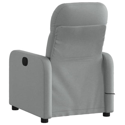 Massagestoel Verstelbaar Stof Lichtgrijs Handmatig verstelbaar Ja
