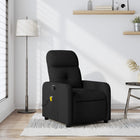 Massage chair adjustable fabric black