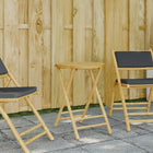 Tuintafel bamboe Ø 55x75 cm inklapbaar