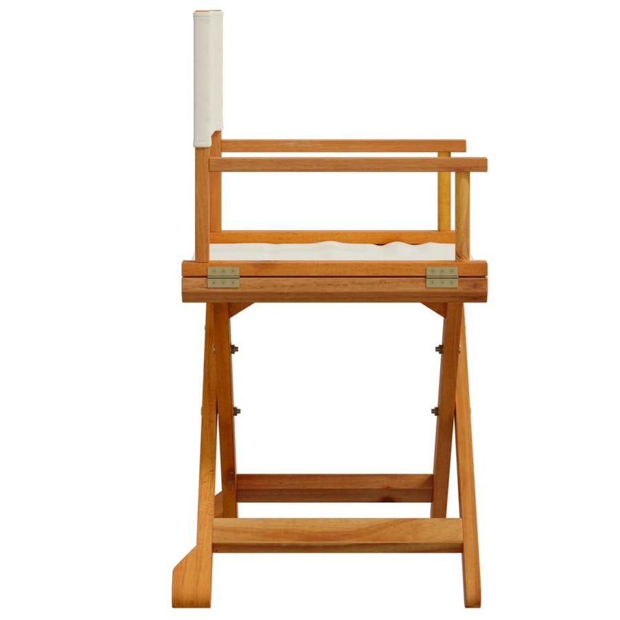 Regisseursstoelen Inklapbaar Stof Wit Crème