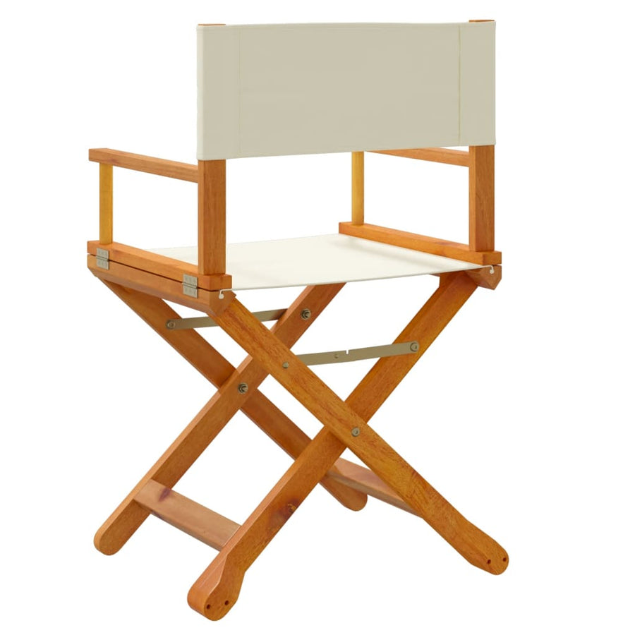Regisseursstoelen Inklapbaar Stof Wit Crème