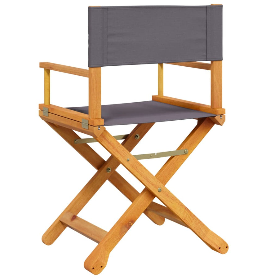 Regisseursstoelen Inklapbaar Stof Donkergrijs