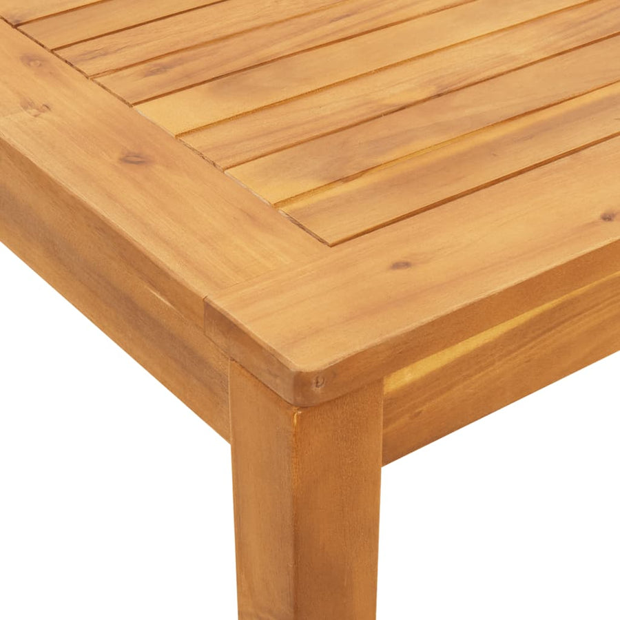 Tuintafel massief acaciahout 110 x 110 x 75 cm