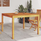 Tuintafel massief acaciahout 110 x 110 x 75 cm