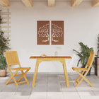 Balkonset massief acaciahout 110x56x75 cm