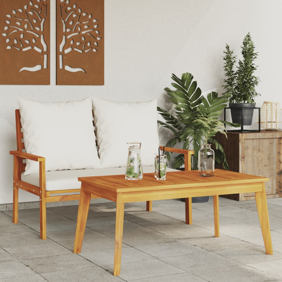 Tuintafel 100X55X45 Cm Massief Acaciahout Donkerbruin