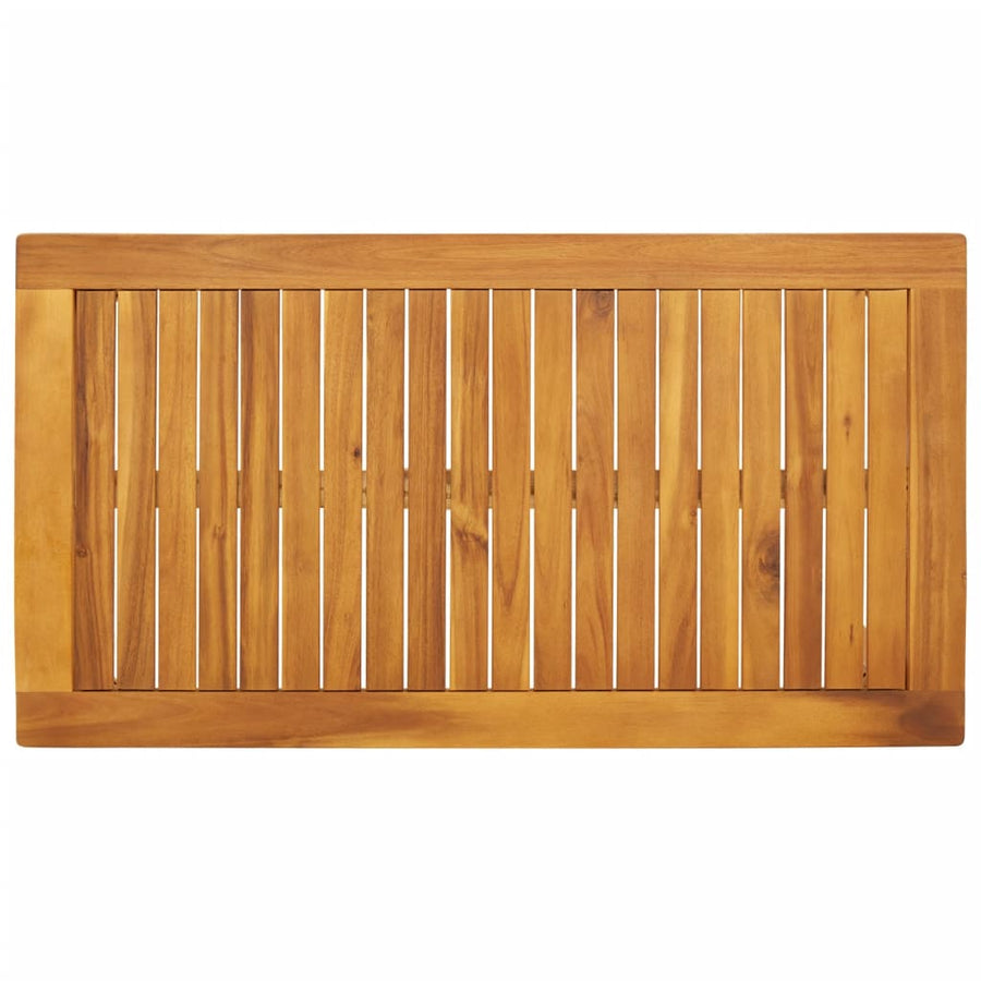 Tuintafel 100X55X45 Cm Massief Acaciahout Donkerbruin