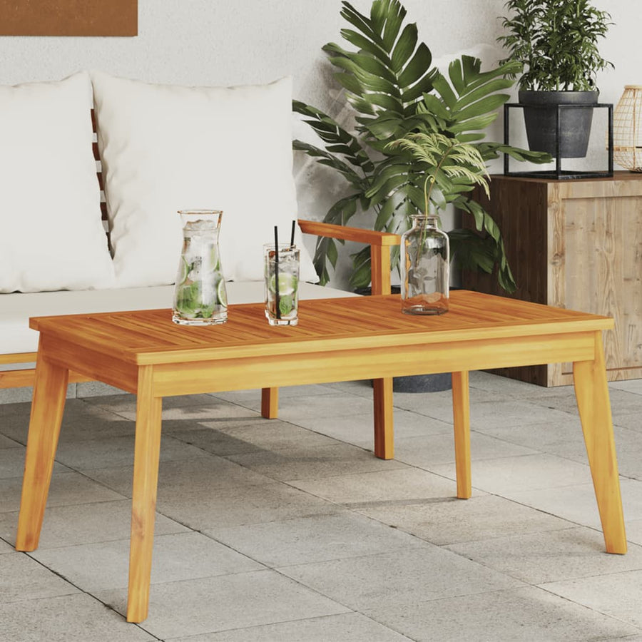Tuintafel 100X55X45 Cm Massief Acaciahout Donkerbruin