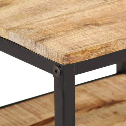Salontafel 55x55x45 cm massief ruw mangohout