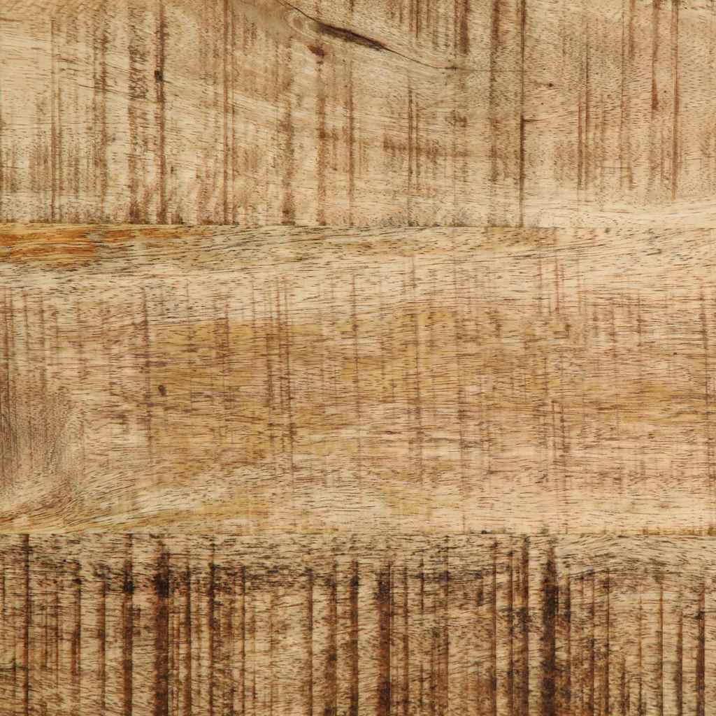 Nachtkastje Bruin 40 x 35 x 50 cm Massief Mangohout en Metaal