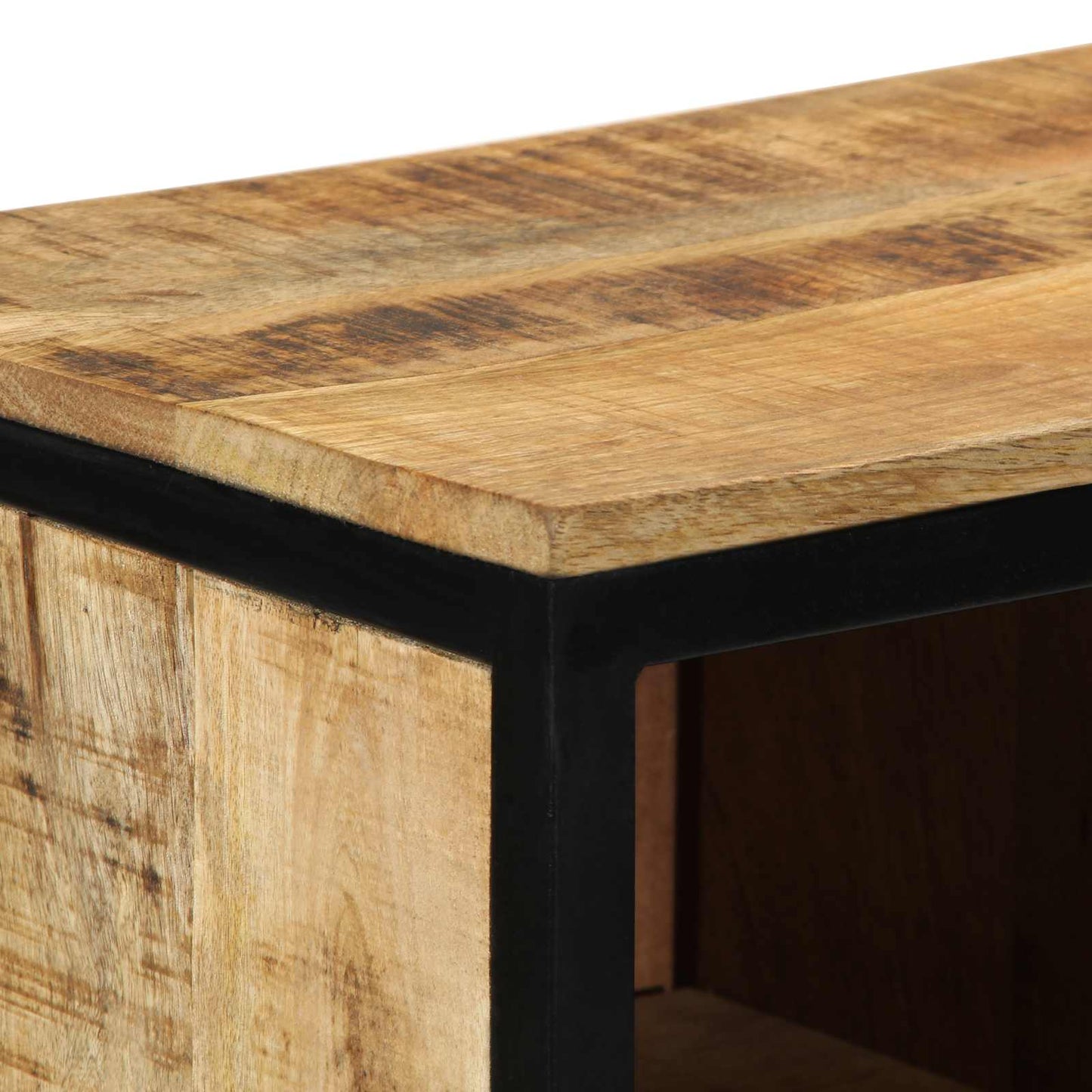 Schoenenkast Bruin 50 x 30 x 110 cm Massief Mango Hout