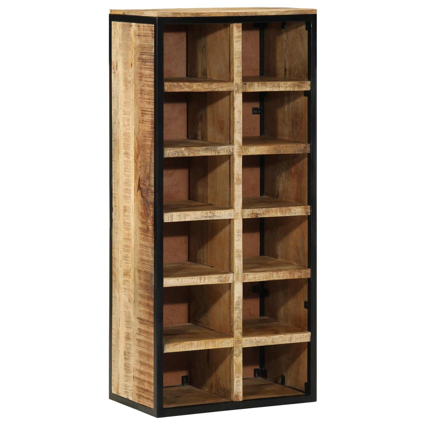 Schoenenkast Bruin 50 x 30 x 110 cm Massief Mango Hout