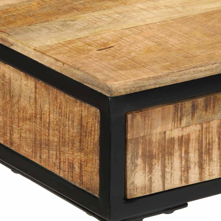 Plafondtafel met lade Bruin 100 x 40 x 120 cm Massief mangohout