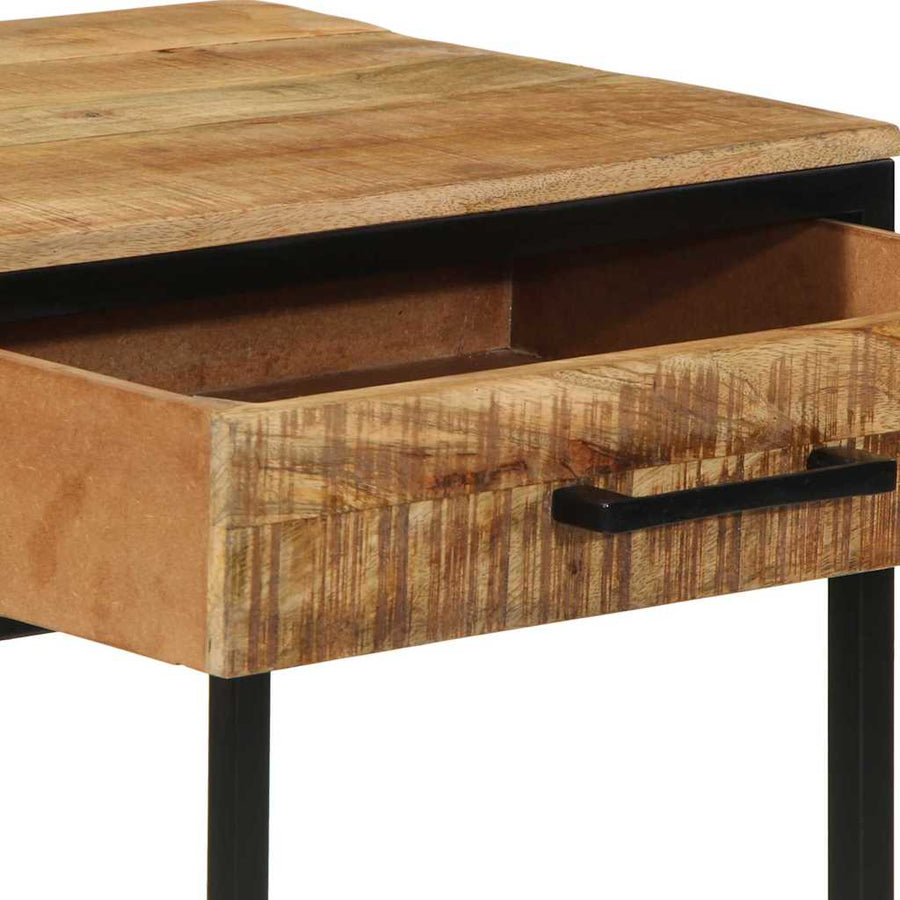 Plafondtafel met lade Bruin 100 x 40 x 120 cm Massief mangohout