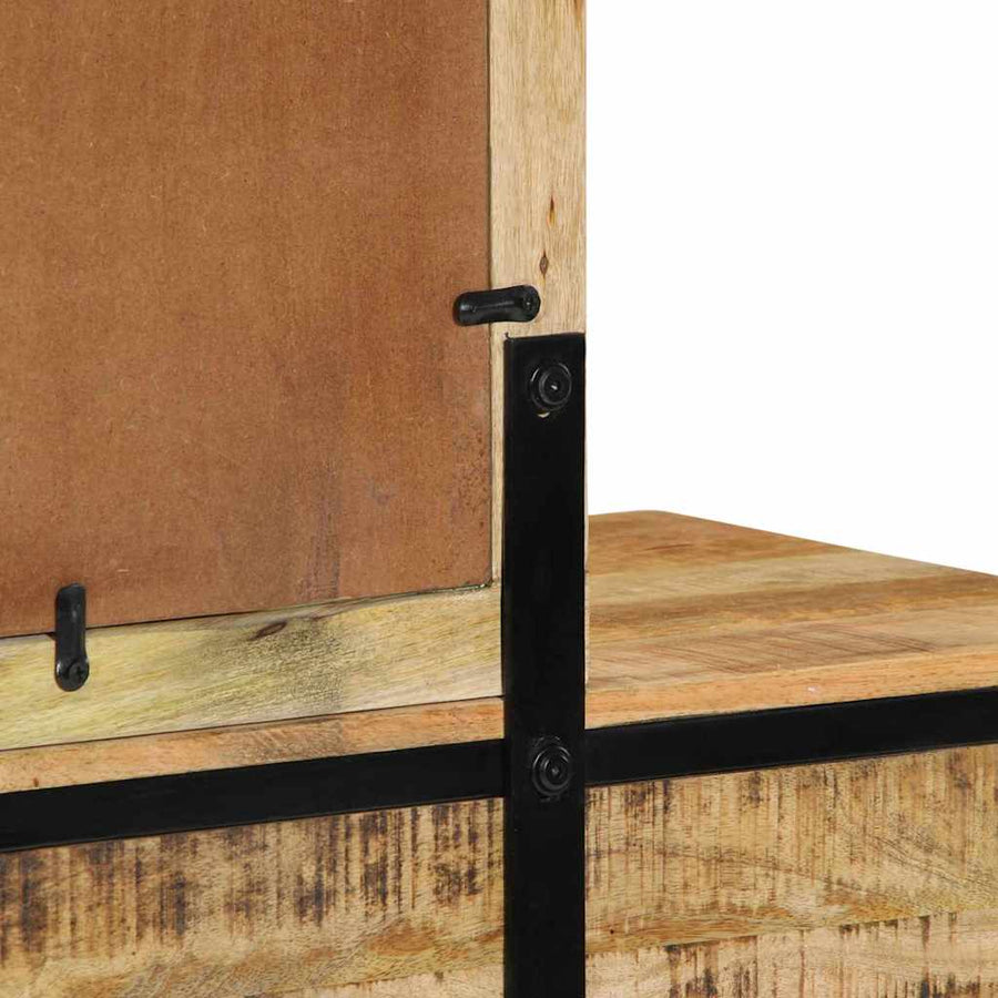 Plafondtafel met lade Bruin 100 x 40 x 120 cm Massief mangohout