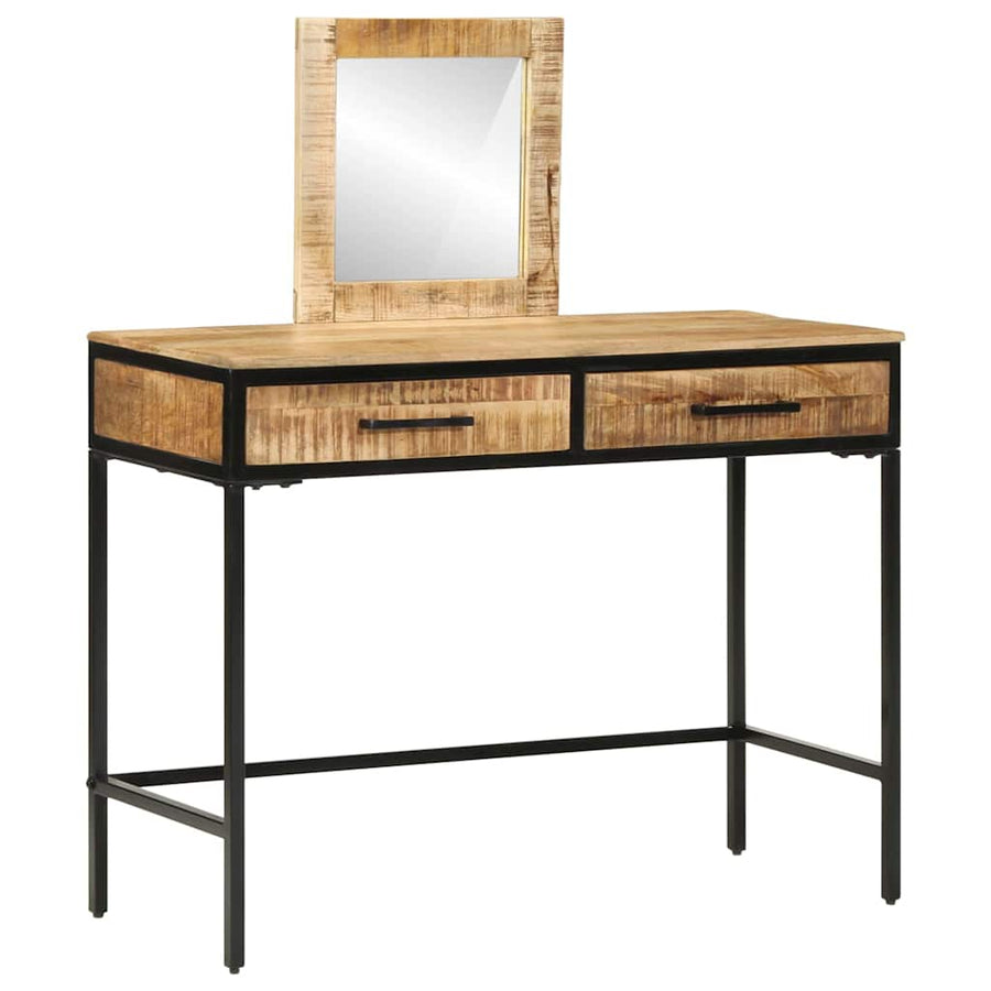 Plafondtafel met lade Bruin 100 x 40 x 120 cm Massief mangohout