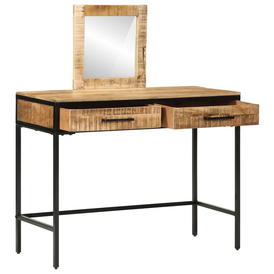 Plafondtafel met lade Bruin 100 x 40 x 120 cm Massief mangohout