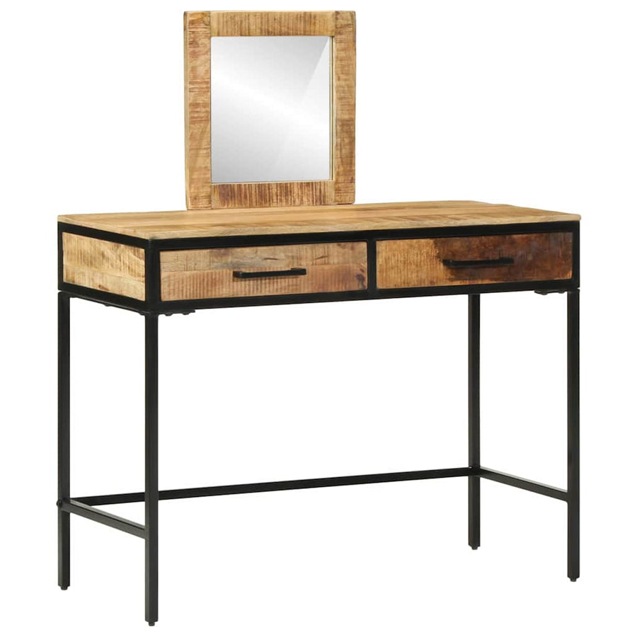 Plafondtafel met lade Bruin 100 x 40 x 120 cm Massief mangohout