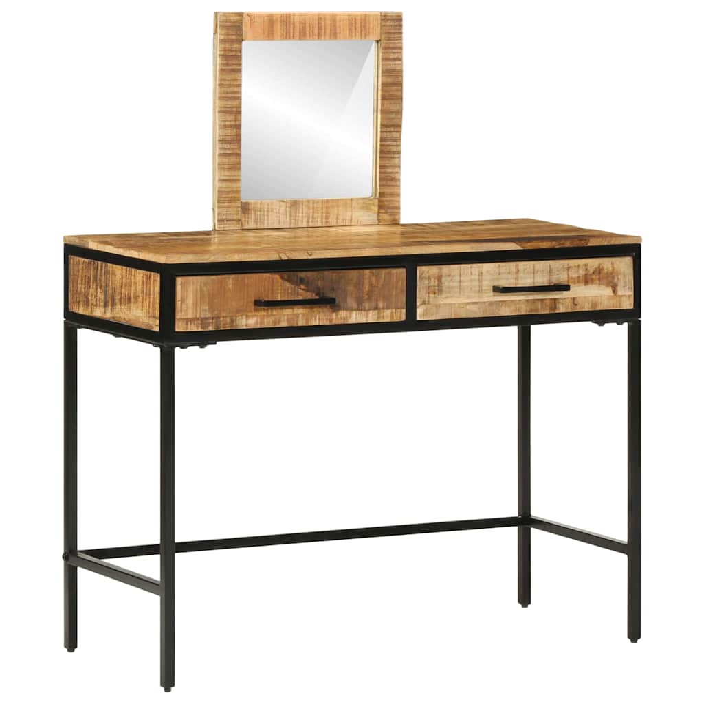 Plafondtafel met lade Bruin 100 x 40 x 120 cm Massief mangohout