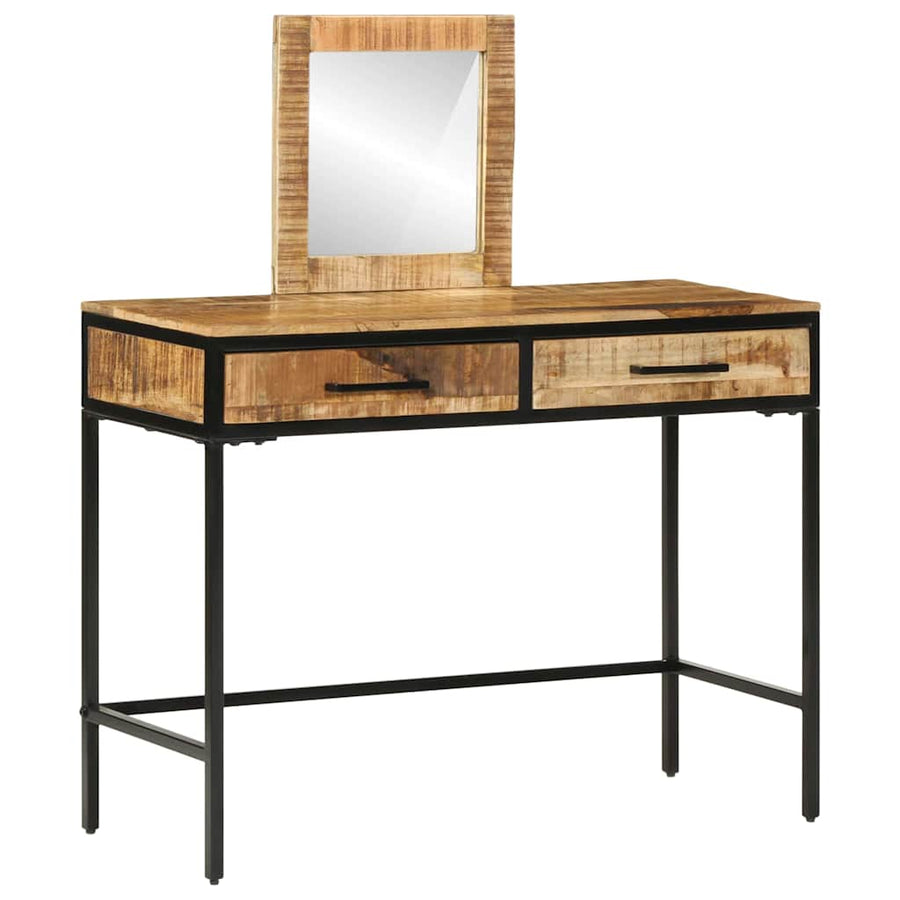 Plafondtafel met lade Bruin 100 x 40 x 120 cm Massief mangohout