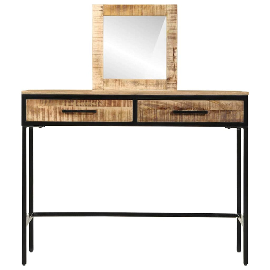 Plafondtafel met lade Bruin 100 x 40 x 120 cm Massief mangohout