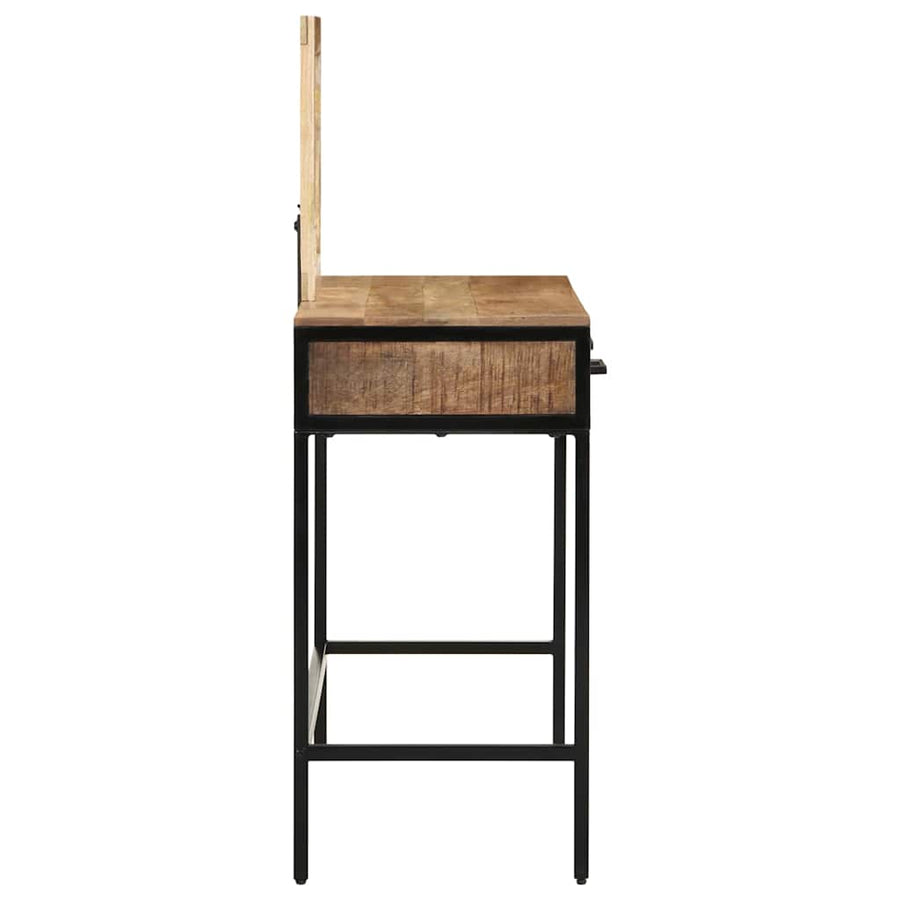 Plafondtafel met lade Bruin 100 x 40 x 120 cm Massief mangohout