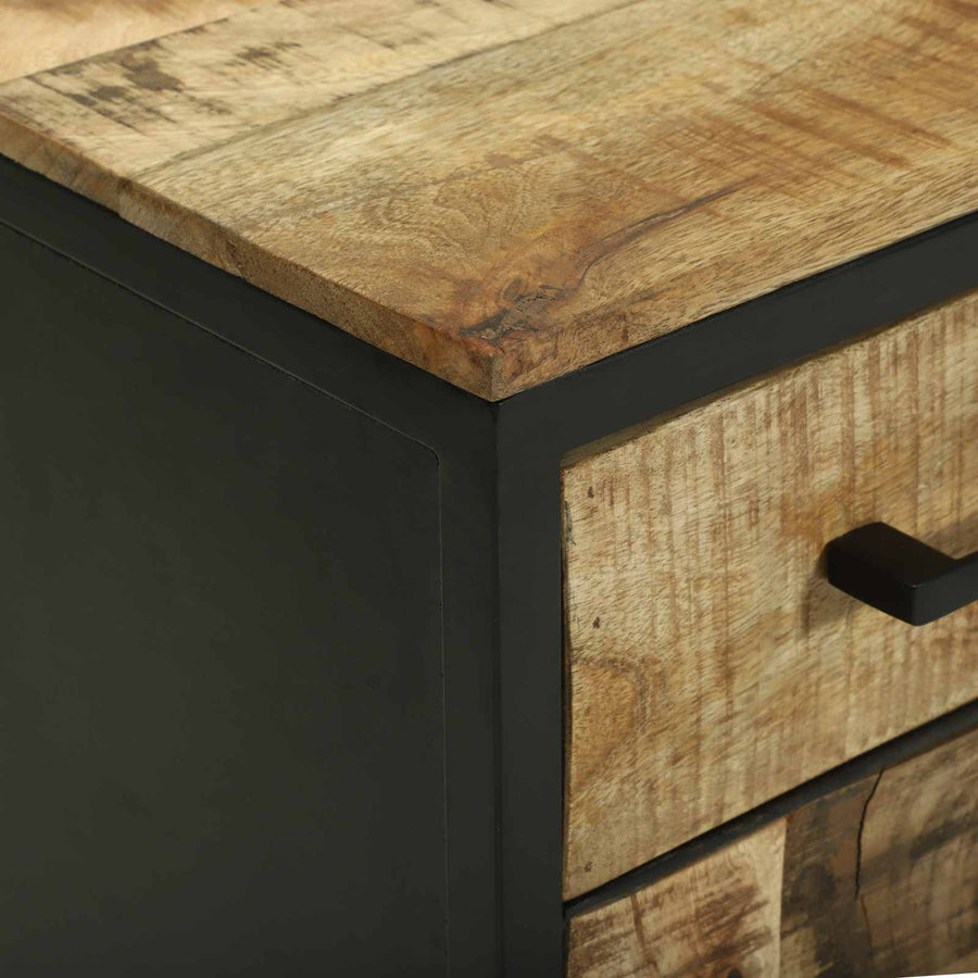 Dressoir met lade 70 x 35 x 70 cm Massief mangohout