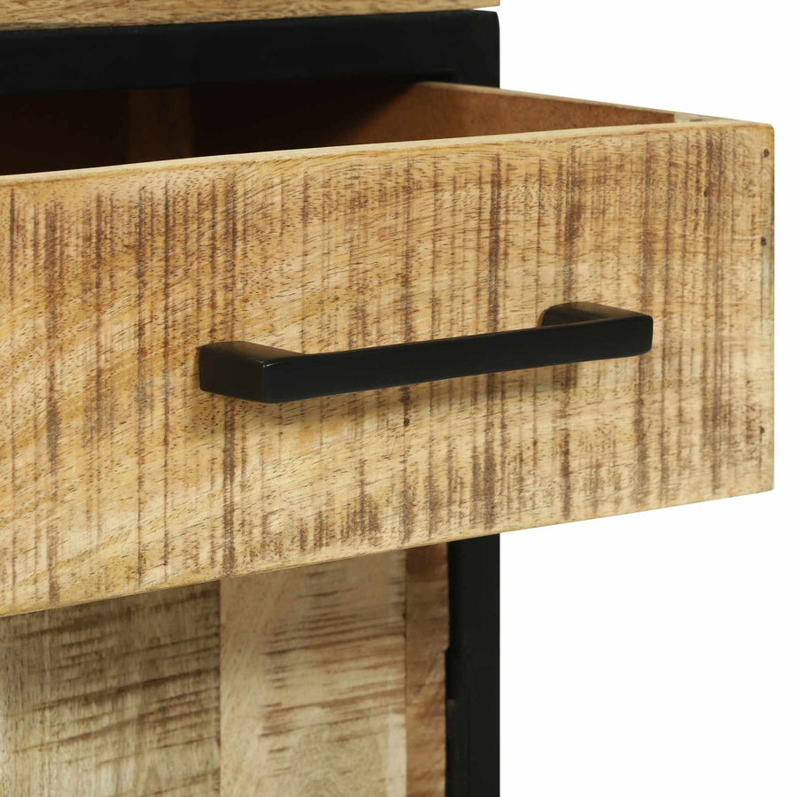 Dressoir met lade 70 x 35 x 70 cm Massief mangohout