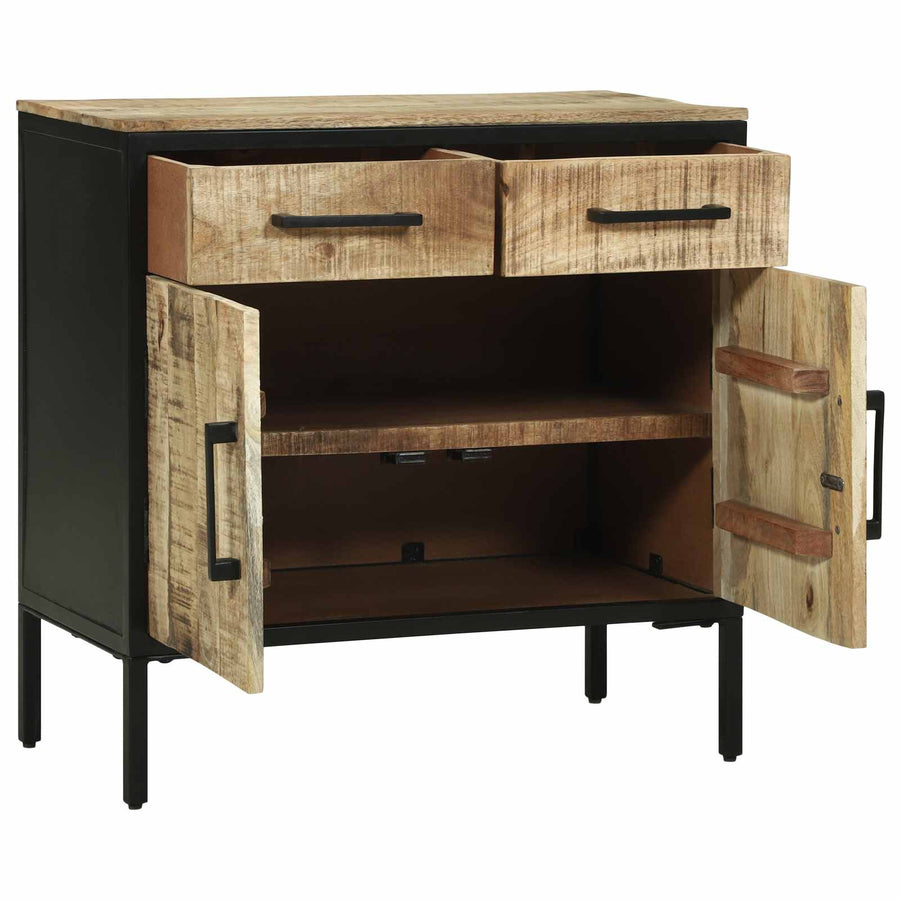 Dressoir met lade 70 x 35 x 70 cm Massief mangohout