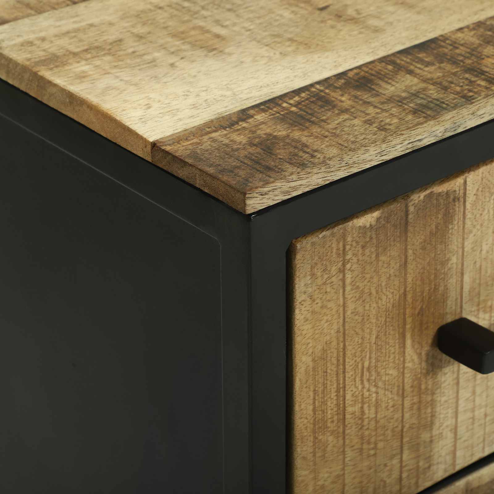 Dressoir met lade 70 x 35 x 70 cm Massief mangohout