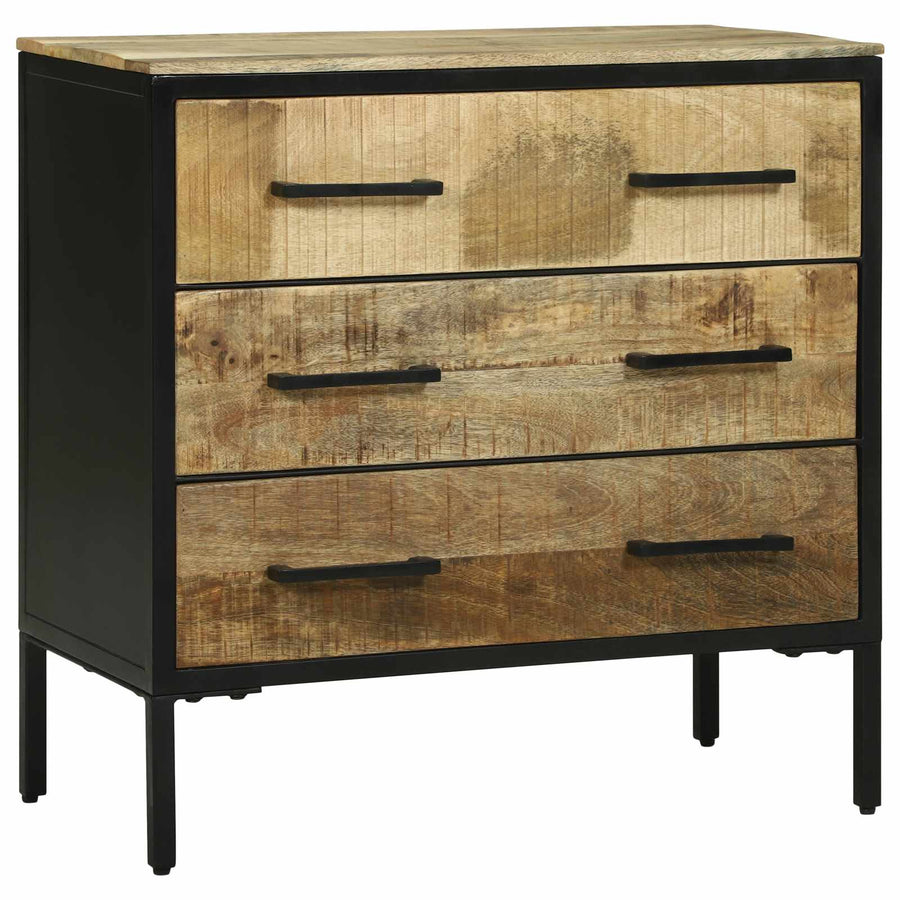Dressoir met lade 70 x 35 x 70 cm Massief mangohout