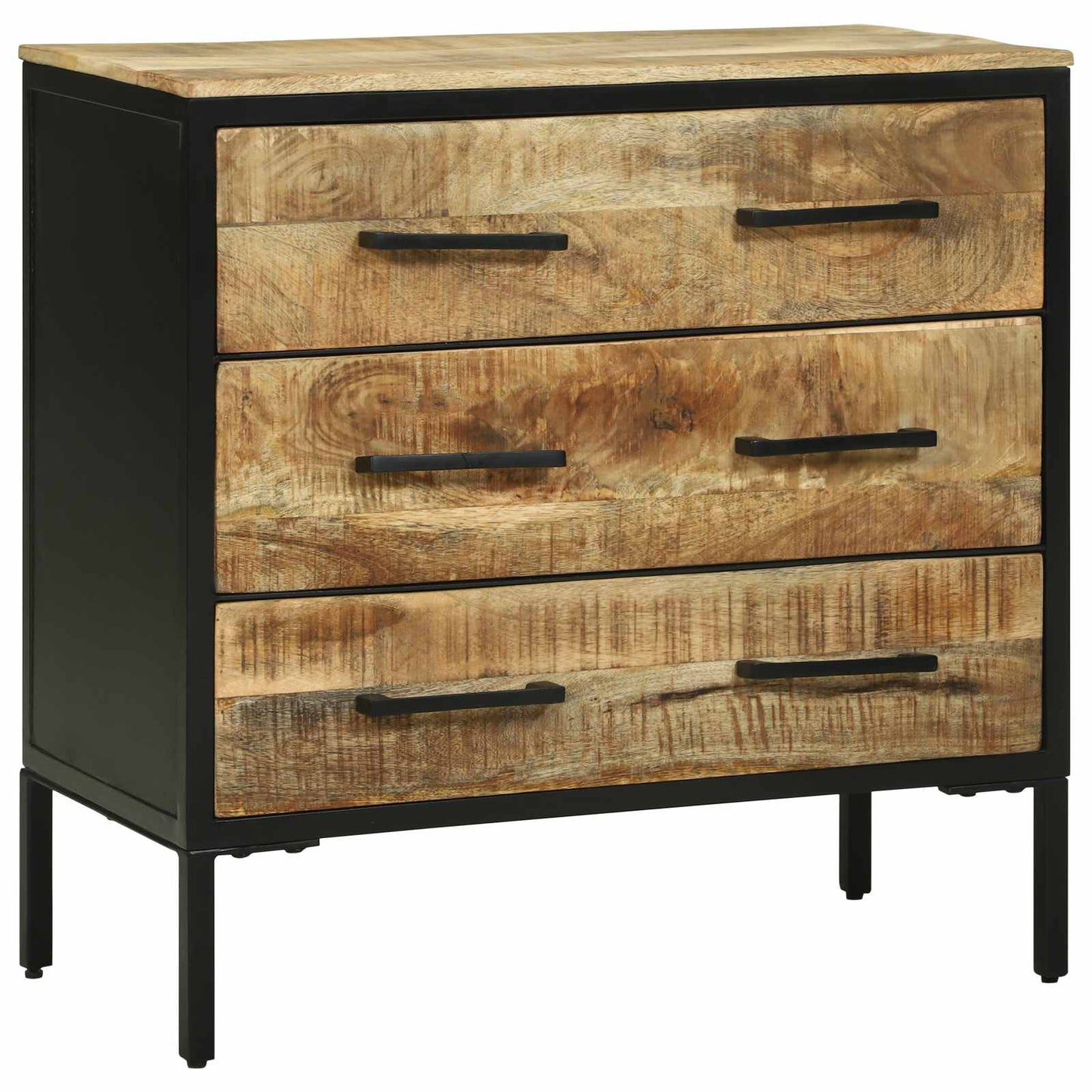 Dressoir met lade 70 x 35 x 70 cm Massief mangohout