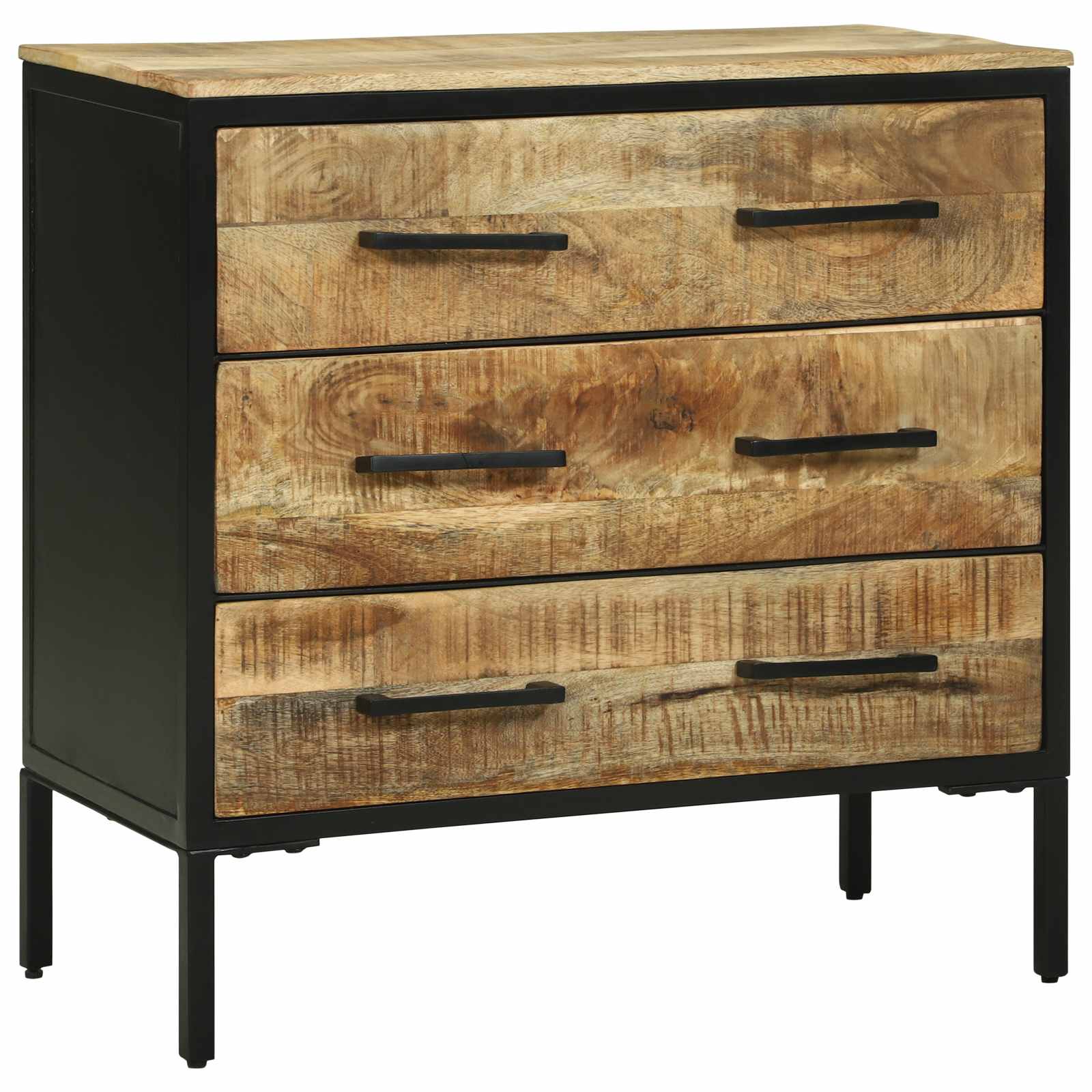 Dressoir met lade 70 x 35 x 70 cm Massief mangohout