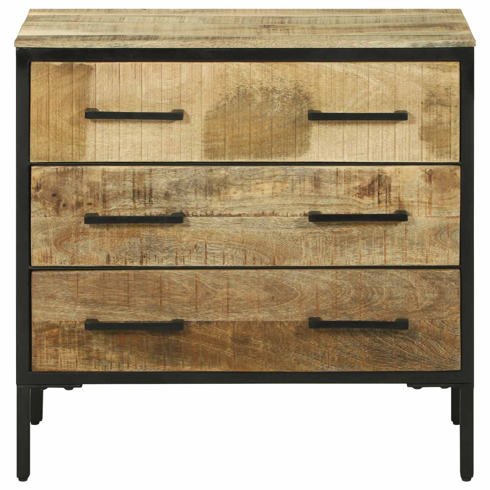 Dressoir met lade 70 x 35 x 70 cm Massief mangohout
