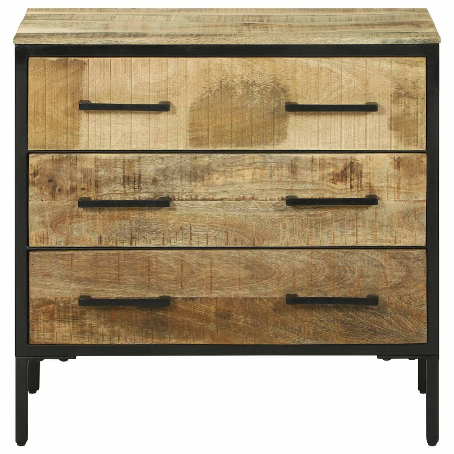 Dressoir met lade 70 x 35 x 70 cm Massief mangohout