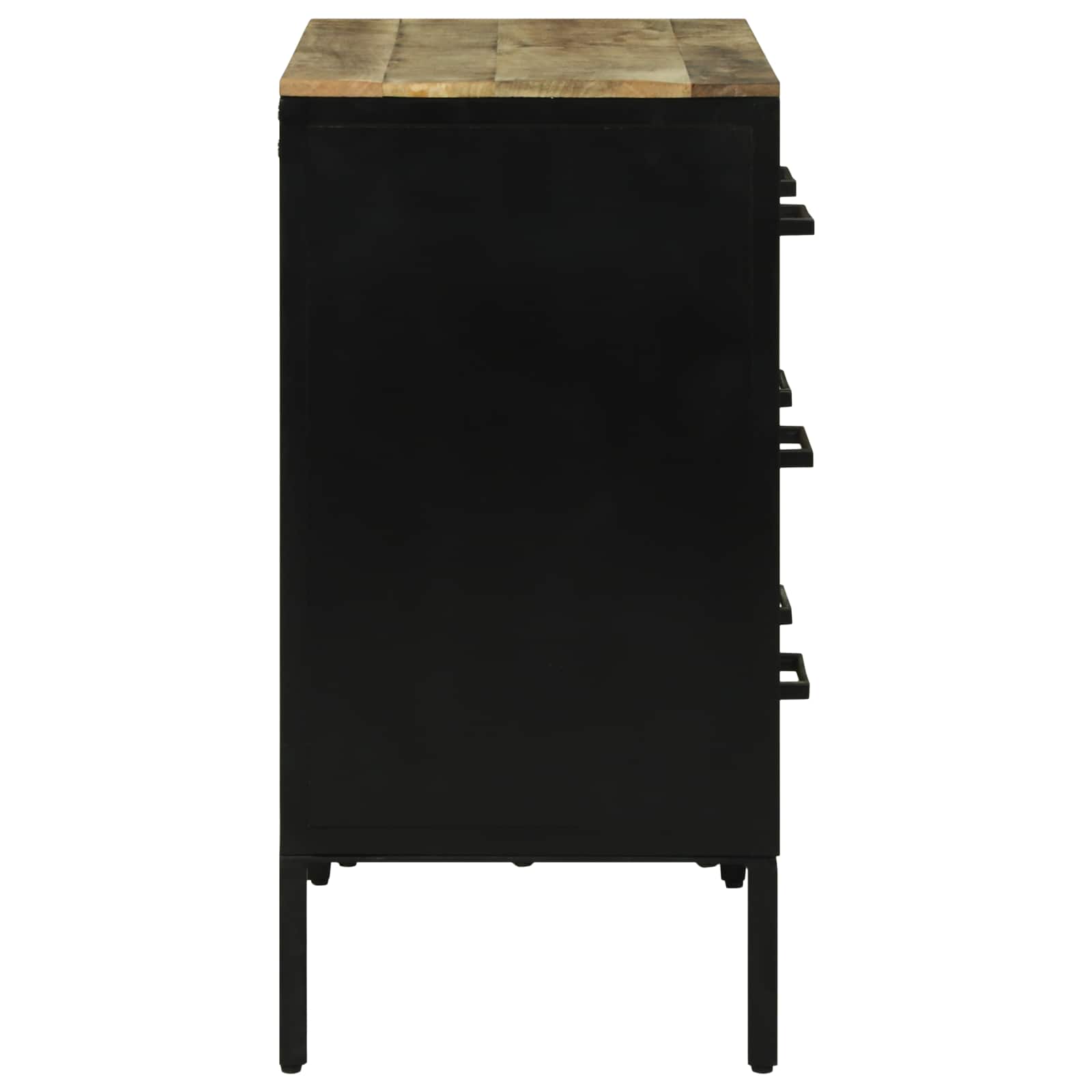 Dressoir met lade 70 x 35 x 70 cm Massief mangohout