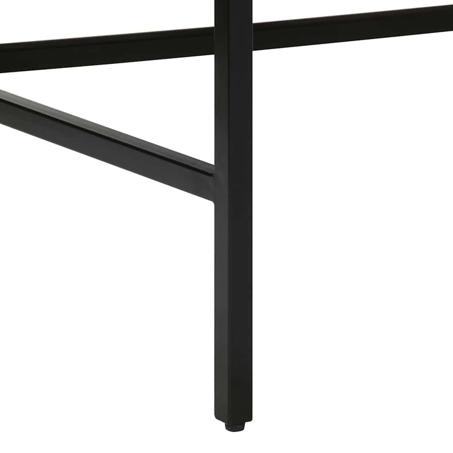 Wandtafel Bruin 100 X 55 X 89.5 Cm Massief Mangohout En Metaal