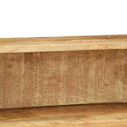 Wandtafel Bruin 100 X 55 X 89.5 Cm Massief Mangohout En Metaal
