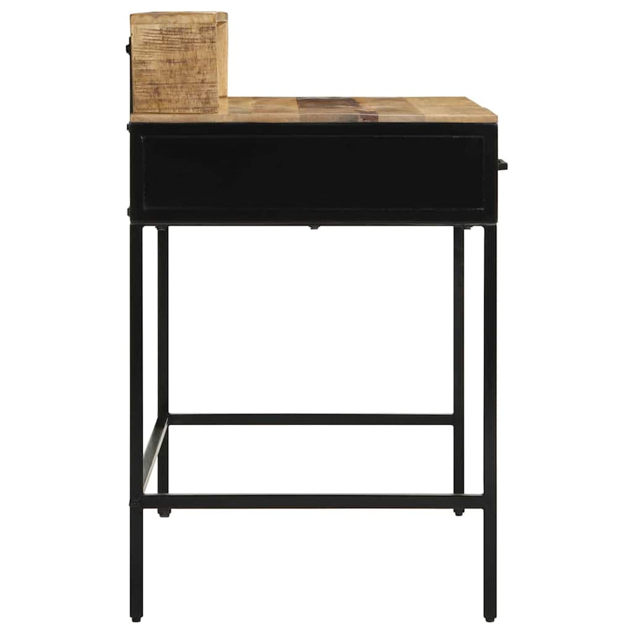 Wandtafel Bruin 100 X 55 X 89.5 Cm Massief Mangohout En Metaal