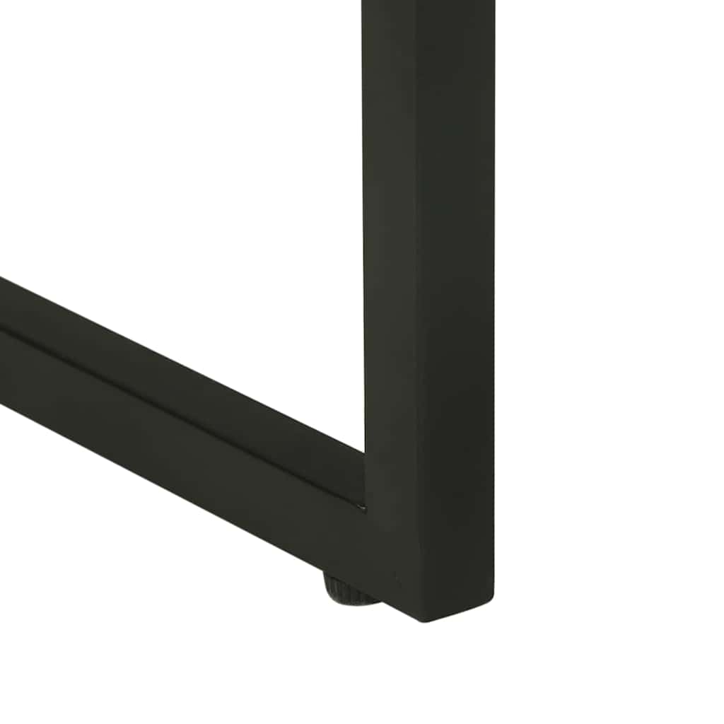 Nachtkastje Bruin 40 x 35 x 50 cm Massief acaciahout en metaal