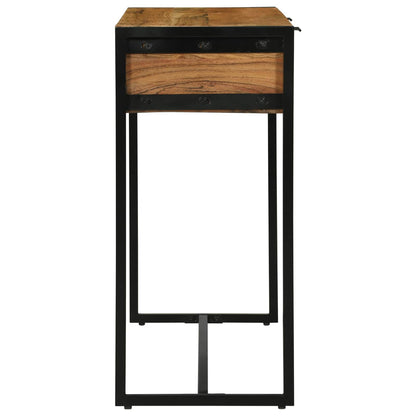 Wandtafel met lade Bruin 90 x 35 x 75 cm Massief Acaciahout