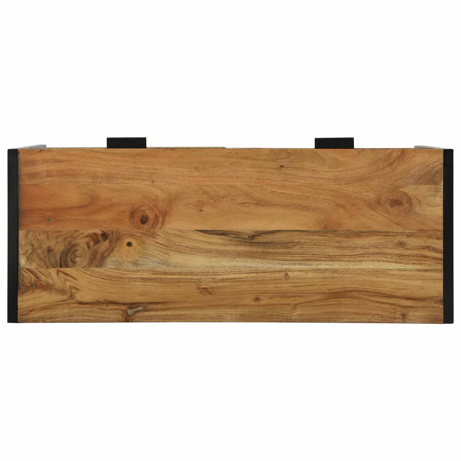 Wandtafel met lade Bruin 90 x 35 x 75 cm Massief Acaciahout