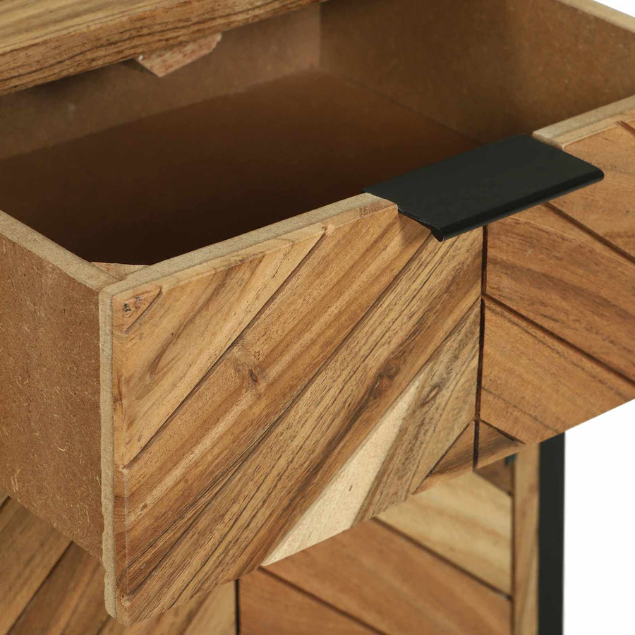 Dressoir 100 x 30 x 75 cm Massief acaciahout