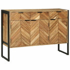 Dressoir massief acaciahout 100x30x75 cm