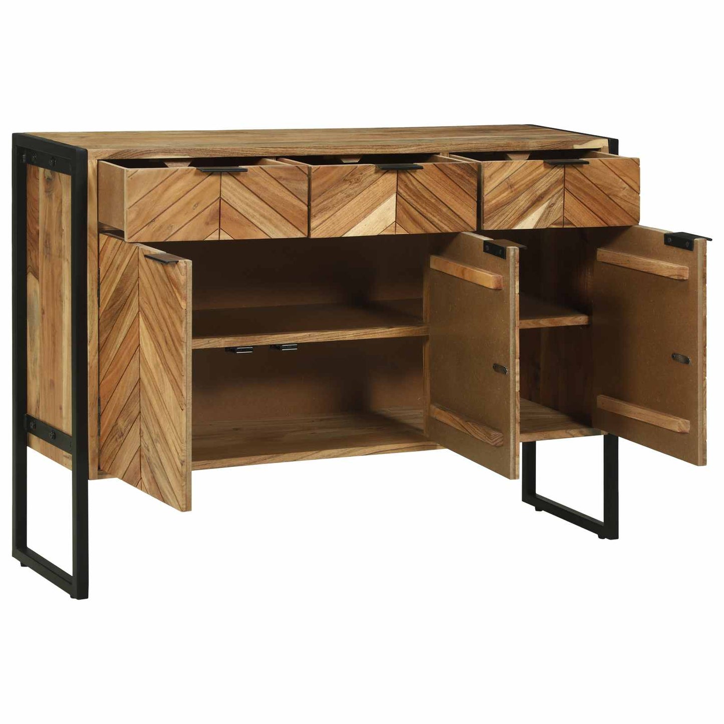 Dressoir 100 x 30 x 75 cm Massief acaciahout