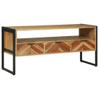 TV-kast 100x35x50 cm massief acaciahout bruin